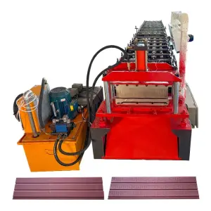 Color Coated Steel Metal Standing Seam Soffit Panel Roll Forming Machine