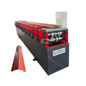 PPGI Galvanized Steel Roofing Ridge Cap Roll Forming Machine