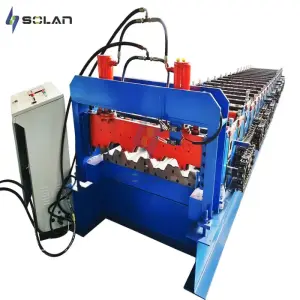 Floor Deck Metal Plate Sheet Tile Roll Forming Making Machinery Machine