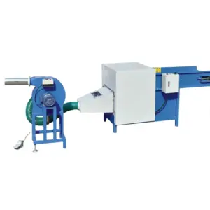 Commercial Pp Cotton Polyester Fiber Wool Opener Carding Opening Machine Foam Pillow Filling Cushion Stuffing Machine
