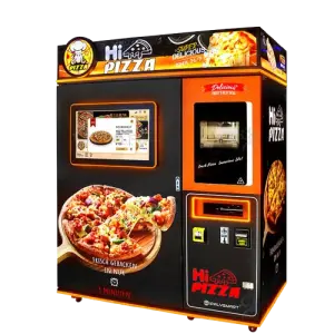 Self-service Fast Food Making Machine Fully Automatic Pizza Vending Machines for