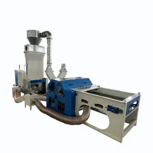 Home Textile Automatic Fiber Opening and Pillow Filling Machine Polyester Fibre Micro Opening Microfiber Carding Machine