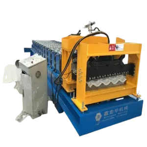 Glazed Metal Tiles Making Roof Panel Roll Forming Production Machine