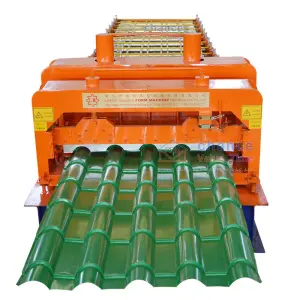 Products Lifetime Maintenance Roofing Tile Making Machines Glazed Steel