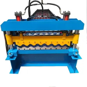 Steel Tile Corrugated Roofing Aluminium Plate Roll Forming Machine Glazed Tile Machinery Tile Making Machinery