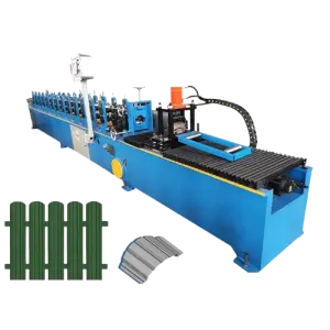 Automatic Metal Steel Palisade Fence Roll Forming Machine