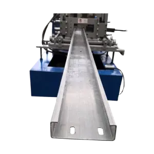 C Purlin Machine Auto Change Size C Z Steel Profile Metal Channel Roll Forming Making Machine