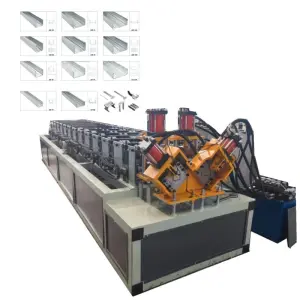Metal Stud and Track Drywall Profile U Profile Making Equipment C Channel Roll Former Z Purlin Roll Forming Machine Machine Ondu
