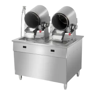 2-3 Burners Food Cooking Machine Automatic Intelligent Cooking Pot Electrical Cooking Range for Restaurant