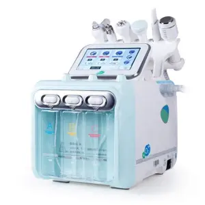 6 in 1 Multifunction Water Facial Spa Cleaning Peeling Oxygen Skin Tightening Microdermabrasion Hydra Machine