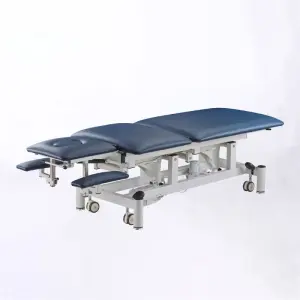 JQ-EL05 Multi-position Electric Treatment Table Adjustable Facial Bed Physiotherapy Bed with Armrest