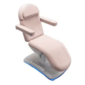 High End Beauty Salon Furniture Foot Control Extension Massage Table Modern Luxury 3 Motors Electric Facial Spa Cosmetic Bed