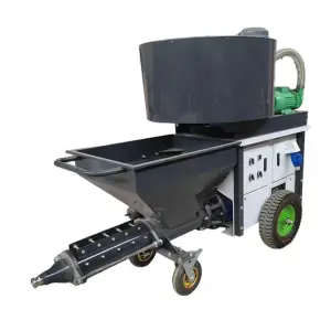 Mini Electric Wall Cement Mortar Spraying Machine Construction Diesel Fuel Applicable Shotcrete Pump Core Motor Engine