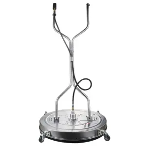 30-Inch High Pressure Portable Stainless Steel Surface Cleaner Washer Attachment Electric Power Source