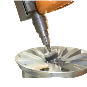 Auto Parts Mirror Finish Polishing Deburring Car Hub Steering Truck Steel Buffing Automatic Aluminum Wheel Rim Polishing Machine