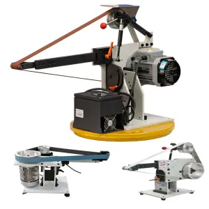 WKR-LW02 Multifunctional Vertical and Horizontal Belt Sander Metal Polishing Machine