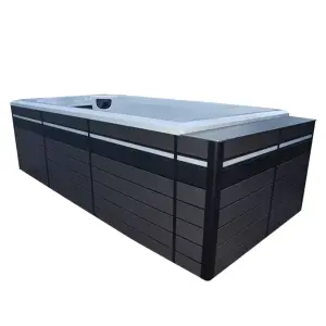 Modern 5m Outdoor Acrylic Swimming Pool Surf Swim Spa Underwater Treadmill for Resistance Training