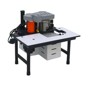 Mini Automatic Manual Woodworking Portable Edge Banding Machine Curve Straight Furniture Pvc Plywood Edge Bander Machine