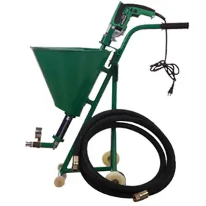 Waterproof Plunger Type Fast High Pressure Powder Cement Mortar Spraying Machine