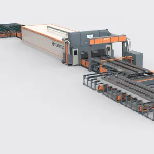 Steel Structure Manufacturing Equipment Spray Painting and Fast Drying Automatic Spray Painting Machine