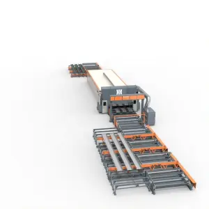 Infrared Drying Spray Painting Line for Steel Structure H Beam Customized Automatic Painting Machine