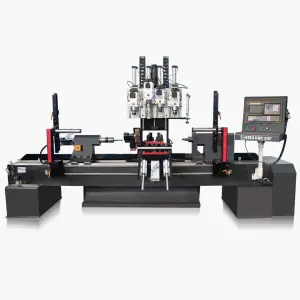 Directly Wood Lathe Wood Turning Lathe Manufacturers Four Axises and Single Blade Machine with