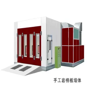 CE Approved Spray Booth with Water Curtain Spray Painting Room