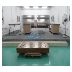 Industrial Furniture Water Curtain Spray Paint Booth