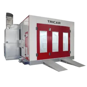 Tricar CE Approved Painting Cabinet 7m Spray Booth Electric Diesel Gas Heating System Spray Booths Car Paint Baking Oven