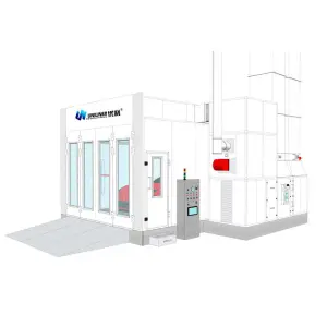 UL-701 Car Paint Booth 7000mm Long and 4000mm Width Spray Booth with Paint Box Painting Cabin