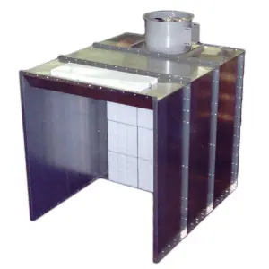 Professional Supply High Capacity Furniture Open Front Dry Spray Paint Booth