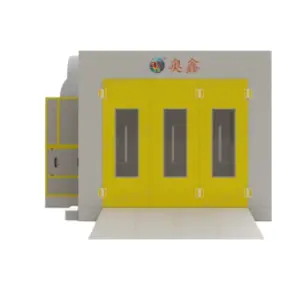 Auto Car Spray Painting Oven with Water Curtain Outdoor Automotive Powder Coating Spray Paint Booth Baking Use Australia