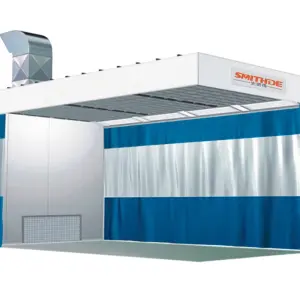 Auto Paint Room/Spray Booth for Cars Diesel Burner Electrical Heating Spray Booth for Vehicle Painting