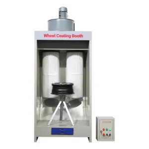 Powder Coating Spray Booth Automatic Large Powder Paint Booth for Metal Wheels PCB1010