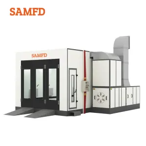 SAMFD Custom Sizing Electrical Infrared Heating System Automotive Spray Booth with CE Approval for Car Paint Custom Sizes