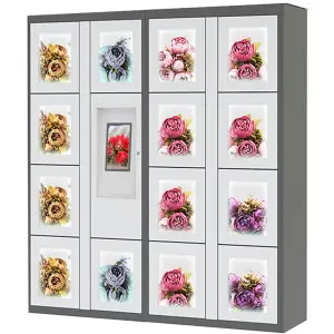 Winnsen Transparent Shelf Flower Vending Machine Cooling Locker Digital Vending Machine Smart Vending