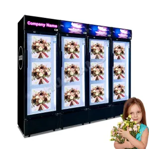 Modular Design Multiple Function Flower Vending Machine Flower Bouquet Vending Machine Brand Marketing