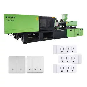 Plastic Electric Switch and Socket Plug Making Manufacturing Production Injection Molding Machine