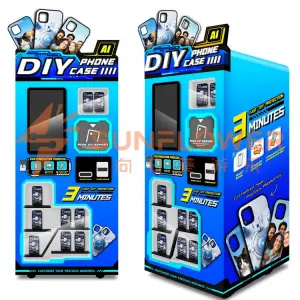 Sunflower Amusement UV Printer Coin Operated Game Machine DIY Phone Case Vending Machine Shopping Malls