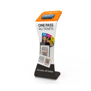 360 Photo Booth Interactive Tablet PC Kiosk Stand Trade Show AdvertisingiPad Display Stand