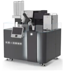 YHY-CR11 Fully Automatic Commercial Coffee Machine 750KG/4KW with Business Vending Equipment and Ice Maker