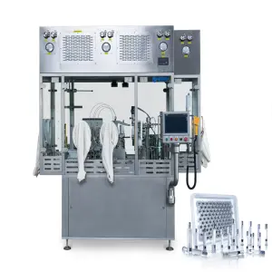 Fully Automatic Injection Filling Machine for Prefilled Syringes Electric Medical Gel Plastic Glass