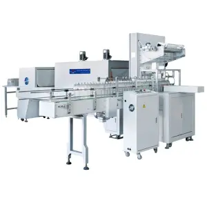 Fully Automatic Wrap Around Packer: Effortless Beverage Packaging, Bottled Beverages, Water Bottles, Glass Bottles, Juices