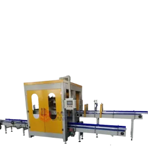 Automatic Can Soda Beer Water Drinks Bottle Grab Type Pick and Place Drop Robot Wrap Around Bottle Case Packing Machine Packer