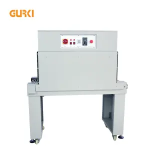 GURKI Automatic Heat Tunnel Shrink Sleeving Wrapping Labeling Packaging Machine for Bottle or Small Box