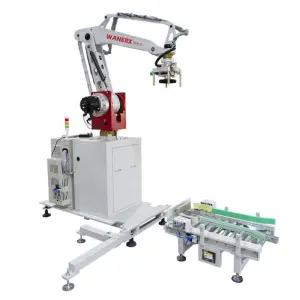 50kg Automatic Bottle Stacking and Boxing Industrial Robotic Arm System for Efficient Packaging Processing Line
