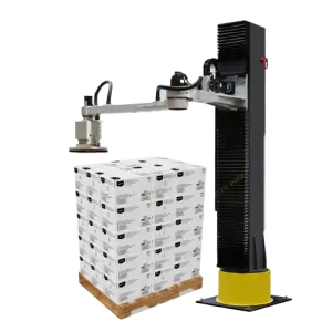 Automatic Robot Stacker Palletizer for Beverage and Food Case Bottle Can Packaging Line-Plastic Paper Material Options