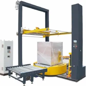 Shuhe Automatic In-Line Top Wrapping Machine for Food Glass Bottles Cases Pouches Bags-PLC Multifunctional Paper Plastic Packing