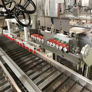 Fully-Automatic Electric Robot System for Bottle Flexible Pouch Barrel Packing-for Beverages Core Engine PLC Water Milk Oil