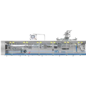 HS-360Q High-Speed Multi-Function Sachet Filling Packing Machine for Beverage Motor PLC Sealing for Liquid Plastic Pouches Bags
